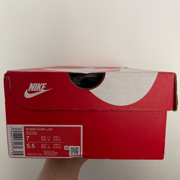 Size 7w / 5.5Y- Nike Dunk Low White Venice 2022 DD1503-116 *SHIPS ASAP* - Picture 12 of 12
